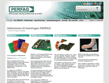Tablet Screenshot of perfag.dk